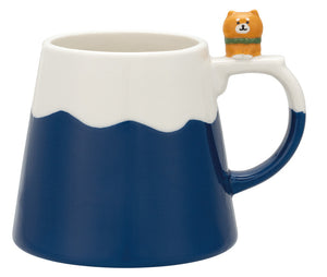 Shiba Dog Fuji Ceramic Mug | Japan