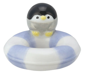 Penguin and Floatie Chopsticks Rest | Decole (Japan)