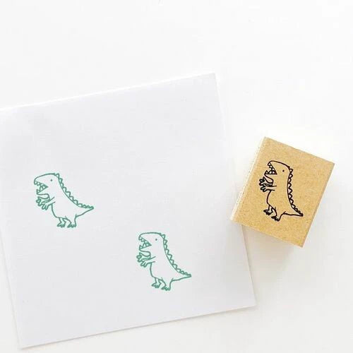 Dinosaur Piccolo Mini Stamp | KODOMO NO KAO (Japan)