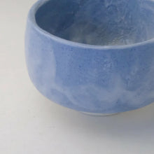 Load image into Gallery viewer, Ao Shino Tataki Matcha Bowl | Sky | Minoyaki (Japan)
