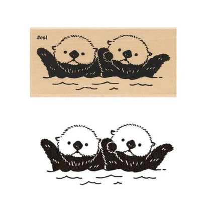 Wooden Stamp | I Love Stamp Series | KODOMO NO KAO (Japan)