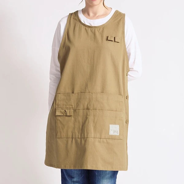 Side-Button Chino Apron | Page One (Japan)