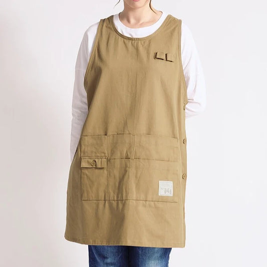 Side-Button Chino Apron | Page One (Japan)