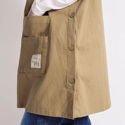 Side-Button Chino Apron | Page One (Japan)