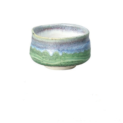 Deep Sea Matcha Bowl | Iguchi Kiln (Kyo/Kiyomizu Ware, Japan)