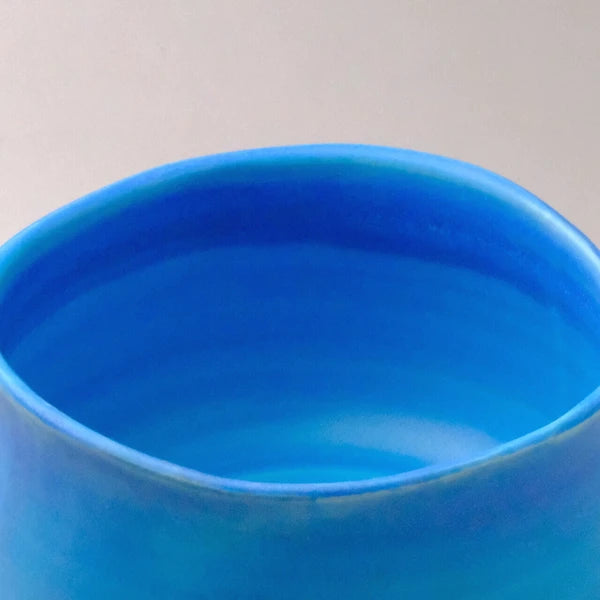 Turkish Glaze Deep Blue Matcha Bowl | Mino Ware (Japan)