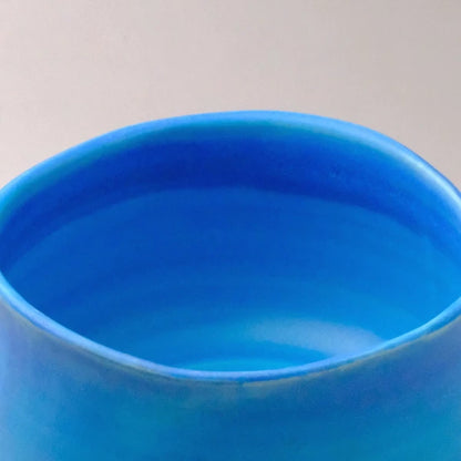 Turkish Glaze Deep Blue Matcha Bowl | Mino Ware (Japan)