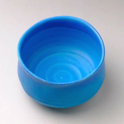 Turkish Glaze Deep Blue Matcha Bowl | Mino Ware (Japan)