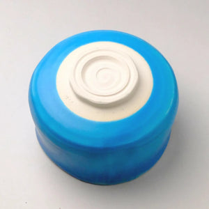 Turkish Glaze Deep Blue Matcha Bowl | Mino Ware (Japan)