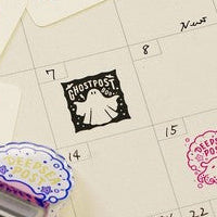 Ghost Post Acrylic Self-Inking Stamp |Ob1 x  Sanby (Japan)