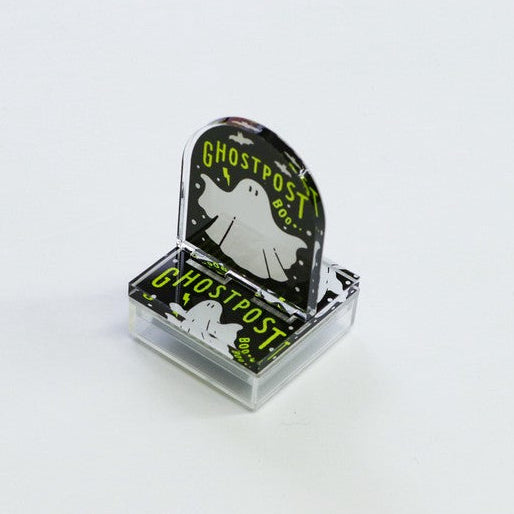Ghost Post Acrylic Self-Inking Stamp |Ob1 x  Sanby (Japan)