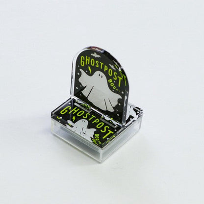 Ghost Post Acrylic Self-Inking Stamp |Ob1 x  Sanby (Japan)