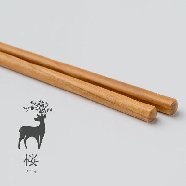 Koppa Hand-Rolled Chopsticks Set | Sakura & Buna | Ogishi Tadashi Shoten (Japan)