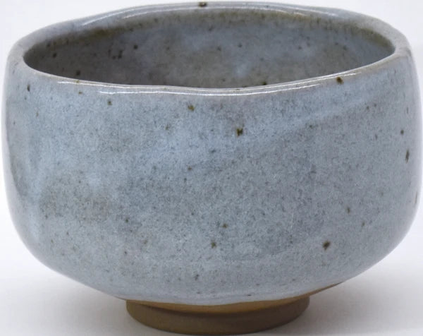 Ceramic Speckled Grey Karatsu Style Matcha Bowl (Japan)
