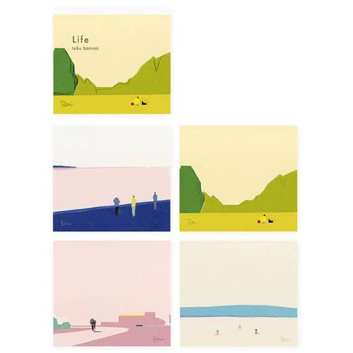 Life Memo Pad | Taku Bannai x cozyca products (Japan)