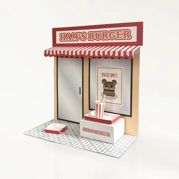 Needle Felting Kit | Hamster Burger Shop | Hamanaka (Japan)