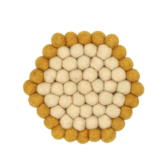 Felted Wool Ball Coaster | Tomo (Japan)