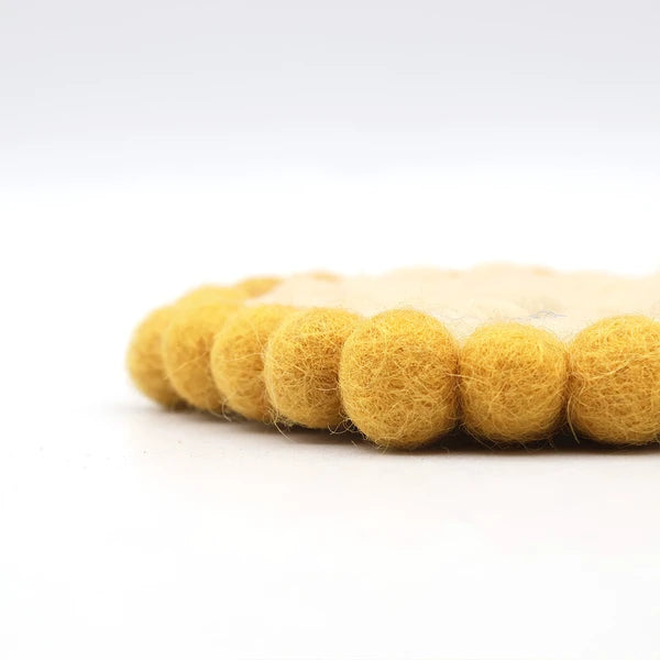 Felted Wool Ball Coaster | Tomo (Japan)