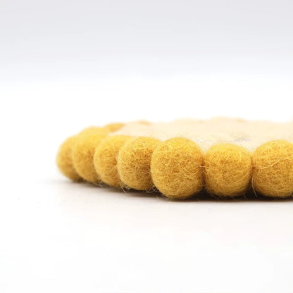 Felted Wool Ball Coaster | Tomo (Japan)