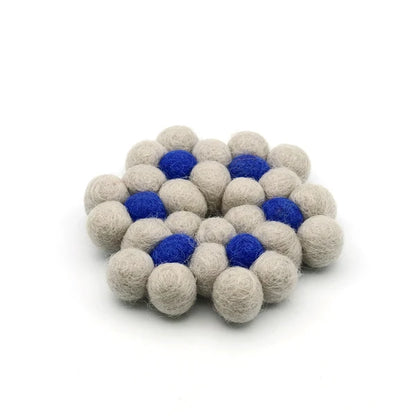 Felted Wool Flower Coaster | Tomo (Japan)