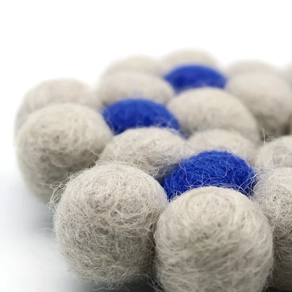 Felted Wool Flower Coaster | Tomo (Japan)