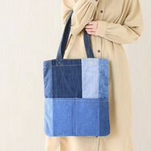 Load image into Gallery viewer, Patchwork Denim Tote Bag (Japan)
