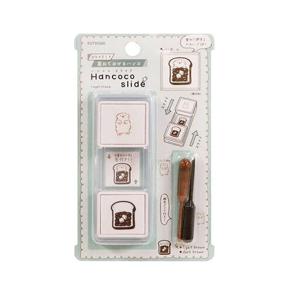Hancoco Slide Layer Stamp Set | Kutsuwa (Japan)