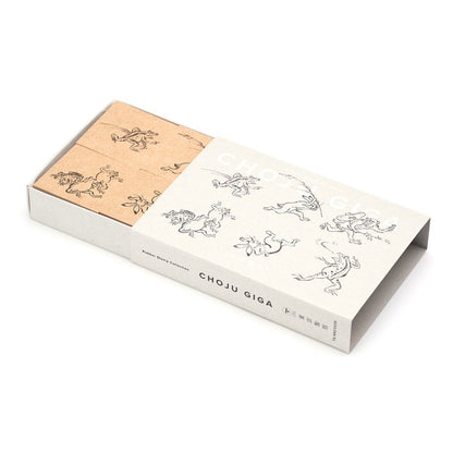 Choju Giga Birds & Beasts Wood & Rubber Stamp Set |  Tokyo Seihan (Japan)