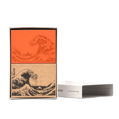 The Great Wave off Kanagawa Wood & Rubber Stamp Set Wood & Rubber Stamp Set |  Tokyo Seihan (Japan) (Copy)