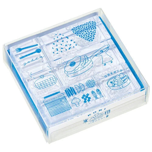KORI JIRUSHI Clear 6 Piece Acrylic Set | Cats | Hitotoki (Japan)