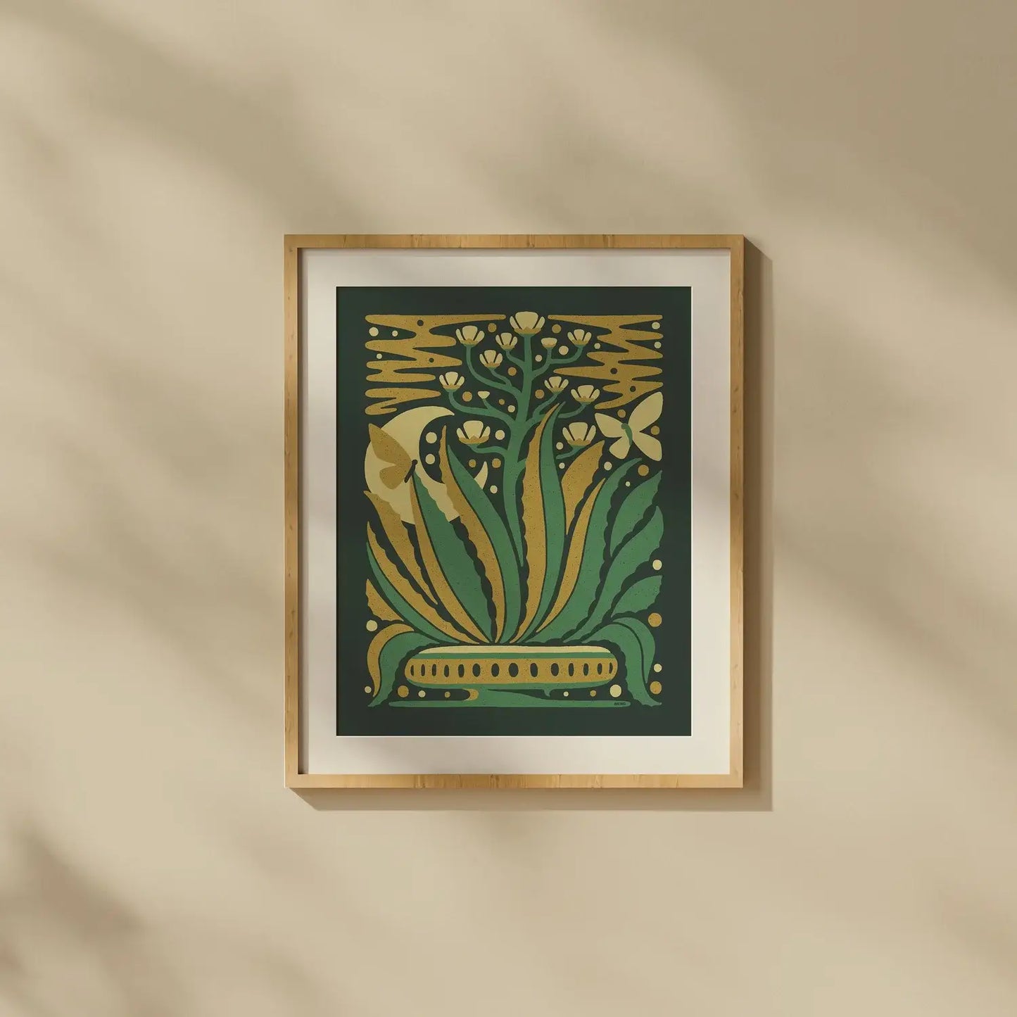 Agave Bloom Screenprint | Limited Edition | DKNG Studios (CA)