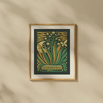 Agave Bloom Screenprint | Limited Edition | DKNG Studios (CA)