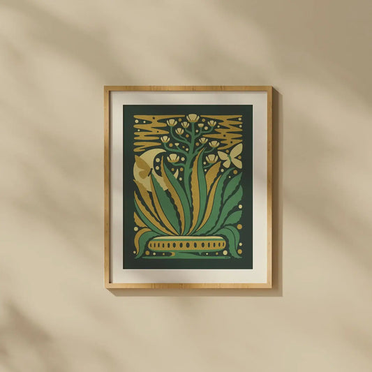 Agave Bloom Screenprint | Limited Edition | DKNG Studios (CA)