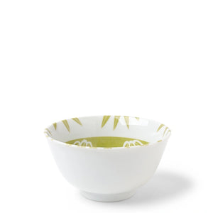 Ceramic Green Bamboo Panda Rice Bowl (Japan)