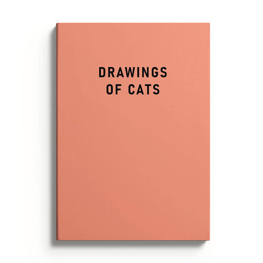 Drawings Of Cats Perfectbound Notebook | OHH DEER (UK)
