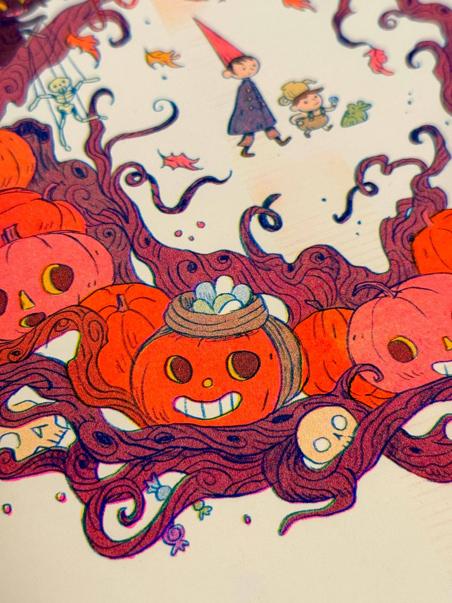 Ain’t That Just The Way Small | Over The Garden Wall tribute Riso Print | Natalie Andrewson (CA)