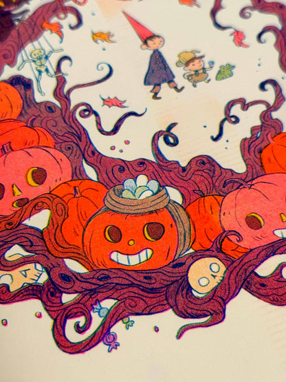Ain’t That Just The Way Small | Over The Garden Wall tribute Riso Print | Natalie Andrewson (CA)