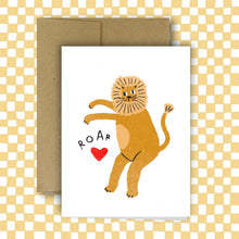 Load image into Gallery viewer, LION&#39;S ROAR Greeting Card | Rani Ban Co (NY)
