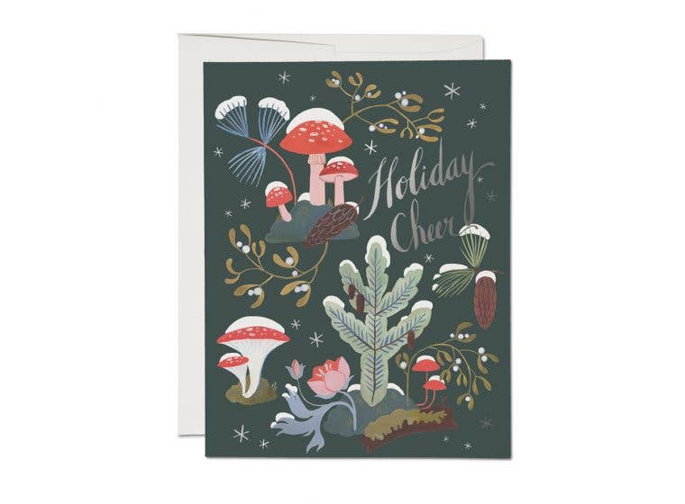 Holiday Moss holiday Greeting Card  |  Red Cap Cards (NH)