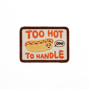 Hot Dog Embroidered Patch | Lucky Horse Press (NJ)