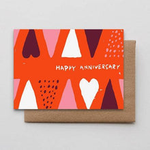 Load image into Gallery viewer, Anniversary Cones &amp; Dots Greeting Card | Hammerpress (MO)
