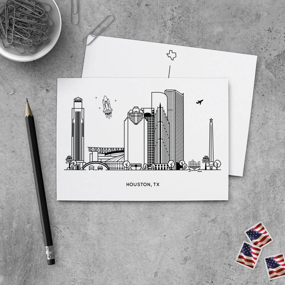 Houston, Texas Mini Art Print | Kelly Renay (TX)