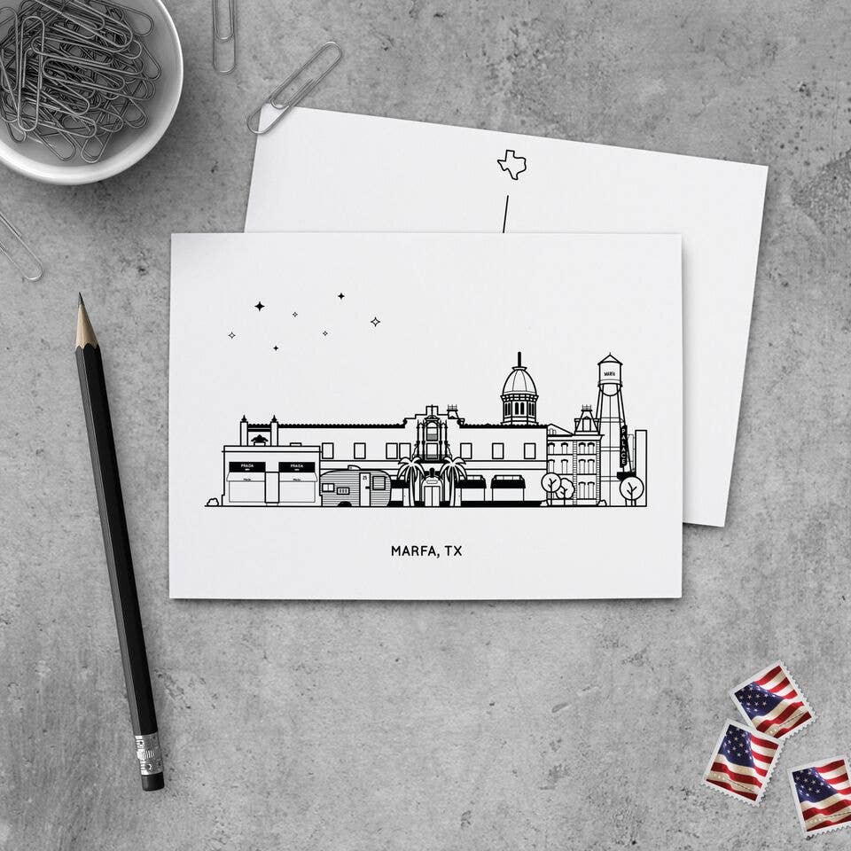 Marfa, Texas Mini Art Print | Kelley Renay