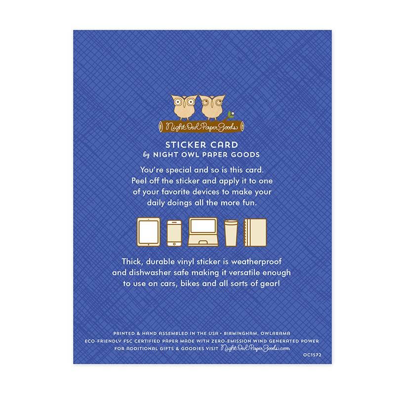Big Dill Sticker Graduation Card | Night Owl Paper Goods (AL)