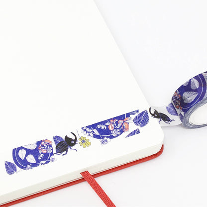 Beetles Garden Floral Washi Tape | ILOOTPAPERIE (CA)