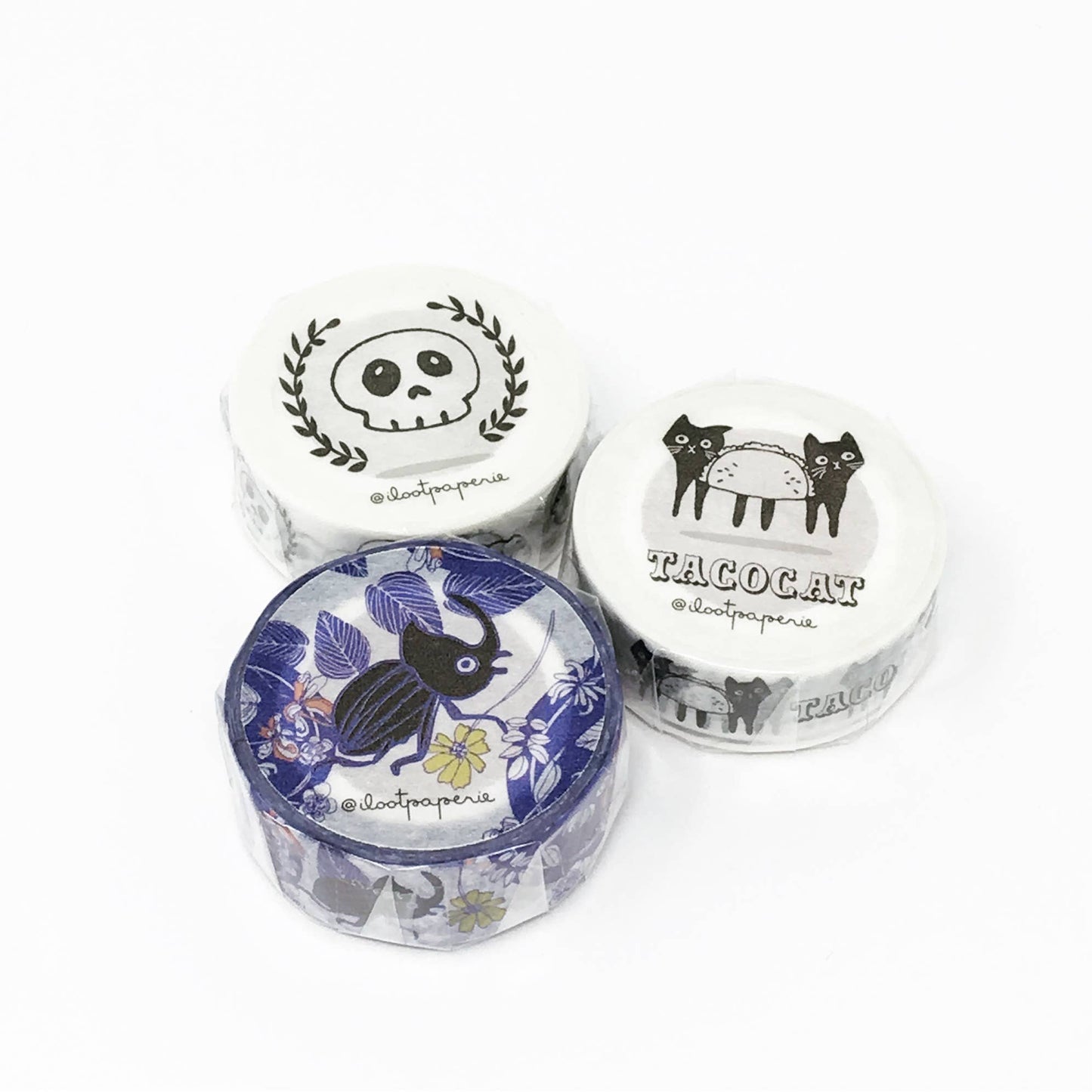 Beetles Garden Floral Washi Tape | ILOOTPAPERIE (CA)