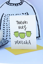 Load image into Gallery viewer, Thanks Very Matcha Greeting Card | I Must Draw (CA)
