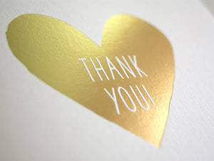 Thank You You Are Golden Card | Fugu Fugu Press (CA)