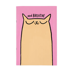 Breathe Cat Notebook | Gemma Correll (UK)