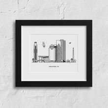 Load image into Gallery viewer, Houston, Texas Mini Art Print | Kelly Renay (TX)
